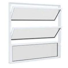 VITRÔ BASCULANTE 1 SEÇÃO L-14mm BRANCO - Inove Esquadrias