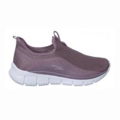 Tênis Slip On Calce Fácil Esportivo Feminino Adrun 9710-Feminino