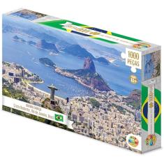 GGB Plast Quebra-Cabeça Cristo Redentor Rio de Janeiro 1000 Peças