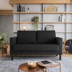 Sofá 2 Lugares com Usb em Linho Antúrio CabeCasa MadeiraOriginals - Ca