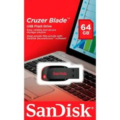 Pendrive Sandisk Cruzer Blade Usb 2.0 64GB
