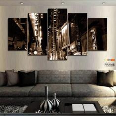 Quadro Decorativo New York 130x63 em tecido
