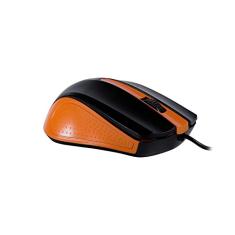 Mouse Essential MS104, Preto e Laranja, OEX, 48.5844, Medio
