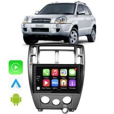 Kit Central Multimidia Android-Auto Tucson 07 08 09 10 11 12 13 14 15 