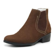 Bota Botina Country Feminina Top Franca Shoes Café, 36