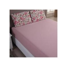 Lençol de Malha 100% Algodão Solteiro Fronha Zíper Cama Box - Mava Enx