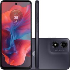 Smartphone Motorola Moto G04S 4G 128GB 8GB RAM Boost Tela 6.6" Câmera AI 50MP + Selfie 5MP - Grafite