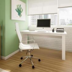 Mesa de Escritório Perez Branca - Mobly