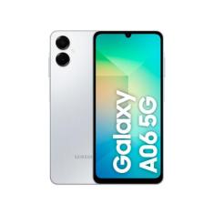 Smartphone Samsung Galaxy A06 5G 128GB 4GB RAM Cinza Câm. 50MP + Selfi