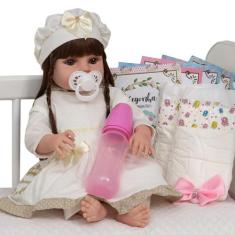 Boneca Grande Bebe Reborn Linda - Cegonha Reborn Dolls