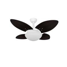 Ventilador Teto Silencioso Mini 4 Pás Tabaco Ventax 127V