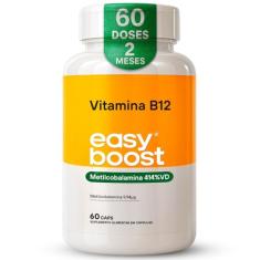 Vitamina B12 Metilcobalamina Easy Boost 414% Vd 60 Cápsulas