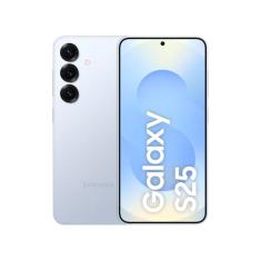 Celular Samsung Galaxy S25 5G, 128GB, 12GB RAM, Câmera Tripla de 50+12+10, Tela Grande de 6.2", Azul