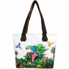Bolsa Tropical Feminina Araras Magicc-Feminino