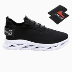 Tênis Masculino Esporte Cardaço Corrida Academia Dia a Dia + Carteira-Masculino