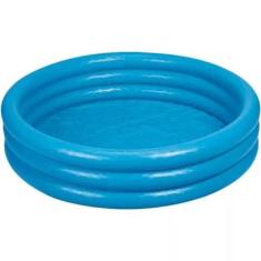 Piscina Inflável Infantil Intex Redonda Azul Cristal 581L