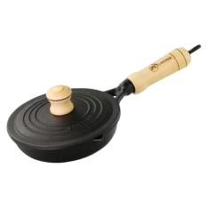 Frigideira Ferro Fundido Tampa Ferro Egg Pan Santana 14 Cm