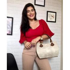 Bolsa Tote Magalu Marketplace Feminina Alça Transversal - Gouveia Cost
