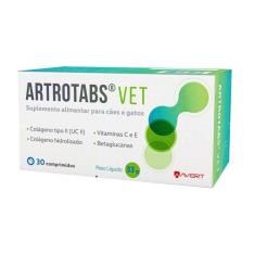 Suplemento Alimentar Avert Artrotabs Vet para Cães e Gatos - 30 Compri