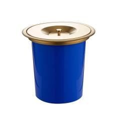 Lixeira De Embutir Para Bancada 5 Litros Aço Inox 304 Pingoo.casa - Dourado Escovado