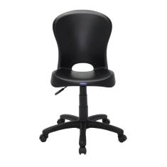 Cadeira Tramontina Jolie Summa Em Polipropileno Preto Com Base Rodizio