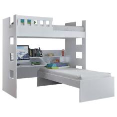 Beliche Multifuncional com Escrivaninha Escada Bilateral Faces F04 Bra