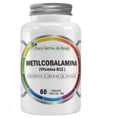 Metilcobalamina Vitamina B12 60 Capsulas - Flora nativa