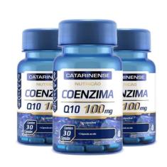 Kit 3 Coenzima Q10 100Mg Catarinense 30 Cápsulas