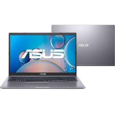 Notebook ASUS Celeron Dual Core N4500 4GB 128GB SSD Windows 11 Home Tela 15,6" LED FHD - Slate Grey
