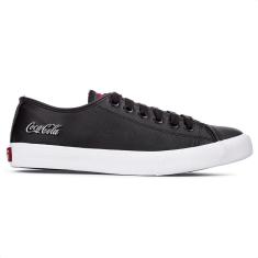 Tênis Coca Cola Basket Floater Low Preto - Feminino-Feminino