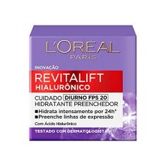 L'Oréal Paris Revitalift Hialurônico Diurno FPS 20 - Creme Facial Anti-Idade 49g