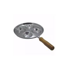 Frigideira de Ovo em Aluminio Batido Frita 4 Ovos de Uma Vez