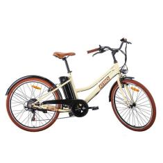 Bicicleta Elétrica Miami Aro 26 Retrô 350W 7.8Ah 6V Shimano Atrio - Bi