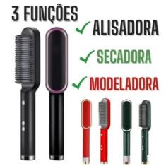 Escova secadora cabelo longo para definir bivolt, Bivolt