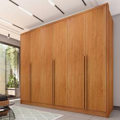 Guarda Roupa Casal 6 Portas 6 Gavetas Estrela Espresso Móveis Cinamomo