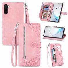 Furiet Capa carteira compatível com Samsung Galaxy Note 10 5G com alça de pulso de couro com suporte para cartão com suporte acessórios de celular Folio Purse Capa de telefone para Note10 Notes 10s