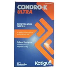 Katiguá, Condro-K Ultra + Vitamina D e Magnésio, Sem sabor, 30 Cápsulas rígidas • 30 doses, Azul