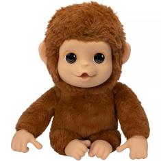 Little Live Pets Pelúcia My Baby Macaquinho Mango com Sons F0173-0 - Fun