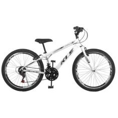 Bicicleta Aro 24 Alumínio Kls Sport Gold Freio V-Brake Mtb 21 Marchas,