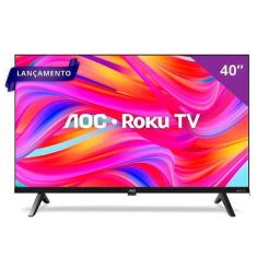 Smart TV AOC 40 Full HD ROKU 40S5045 78 Preta