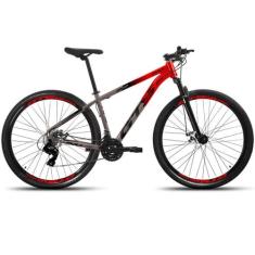 Bicicleta Aro 29 GTS Full 21 Marchas Câmbios Shimano - GTS Feel, Verme