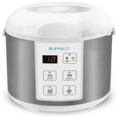 Panela de Pressão Multifuncional 1.8L, Painel Digital, Aço Inoxidável, 500W, 110v, BUFFALO KW BSC18, Branco