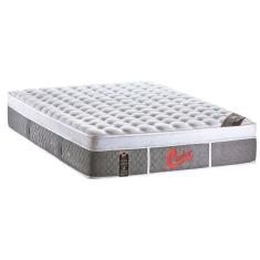 Colchão King Molas Ensacadas Pocket Gold Star Light Stress Oxygen Plush Euro Pillow (193x203x34) - Castor