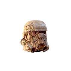 Quebra Cabeça 3D Storm Trooper Busto Mdf 3Mm Natural Darama