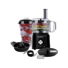 Multiprocessador Britânia 1000W 3 em 1 All In One BMP900P, Preto, 110V