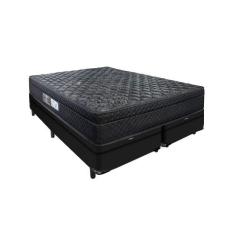Cama King Baú Preta Arezzo Black Molas Ensacadas Portobel