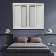 Janela Veneziana Lambril 6 Folhas Linha Veneza 100x120