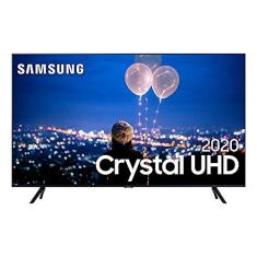 Smart TV Samsung Crystal UHD TU8000 4K 82, Borda Infinita, Visual Livre de Cabos e Wi-Fi - UN82TU8000GXZD"