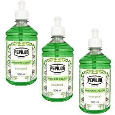 Kit 3 Sabonete Erva Doce Corpo e Mãos 500Ml - Pepilon