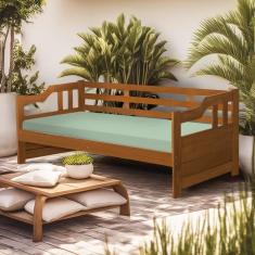 Sofá Cama Em Madeira Maciça Reforçada Imbuia